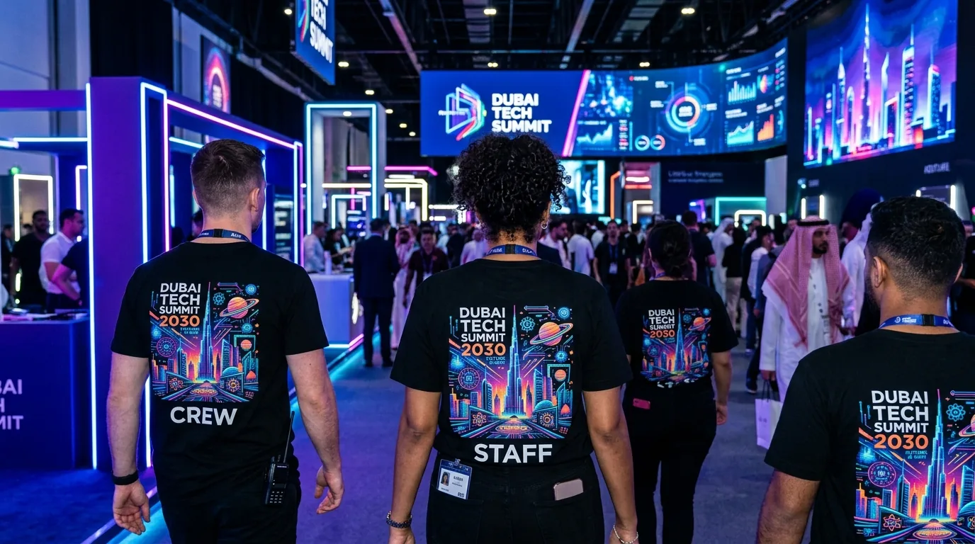 Bulk T-Shirt Event Planning UAE
