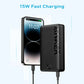 Anker - 20,000 mAh power bank with 15 W power - Black
