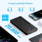 Anker - 20,000 mAh power bank with 15 W power - Black
