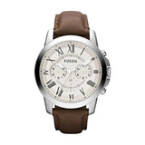 FossilGrant Chronograph Brown Leather Men's Watch