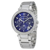 Women Navy Embellished Chronograph Watch