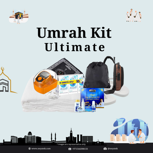 Premium Umrah Kit : Your Complete Companion for a Smooth Spiritual Journey