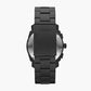  Fossil Men's Black Stainless Steel Chronograph Watch FS4682
