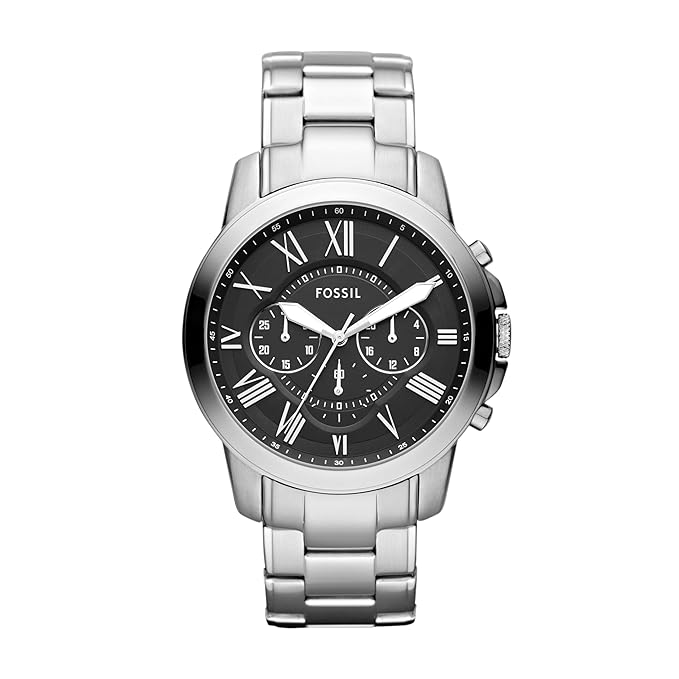 Fossil Grant Chronograph Stainless Steel Watch For Men